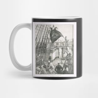 Capture of a Devil Fish (ray) Antigua Mug